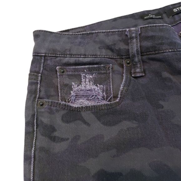 STS Blue Jeans Size 30 Alice Ankle Skinny Jeans Distressed Destroyed Camouflage - Picture 5 of 9
